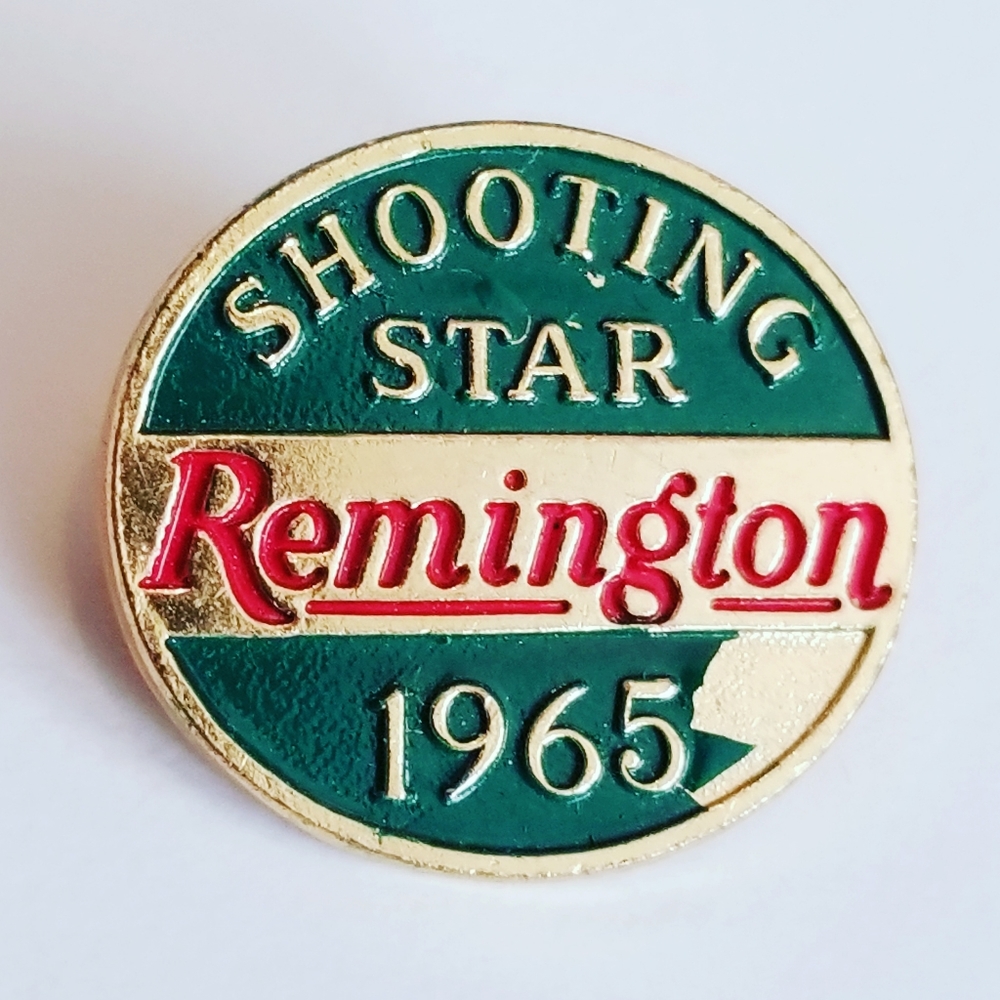 Vintage Remington pin brooch 1965 Shooting Star Hat Cap Clay Skeet